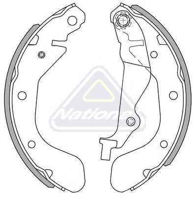 National rear brake - national,