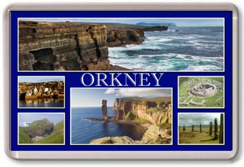 Fridge magnet orkney large - -,