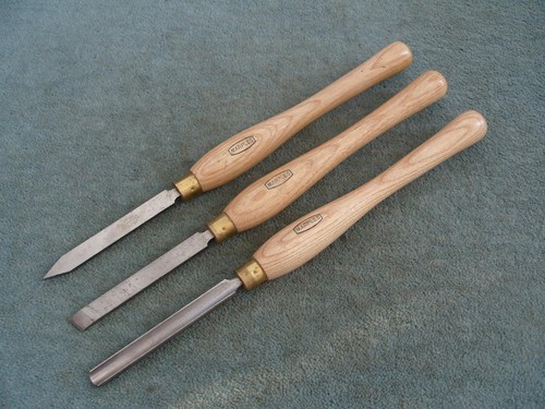 Set three wood turning - wood,