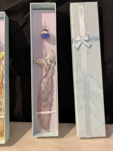 Silver bookmark - silver,