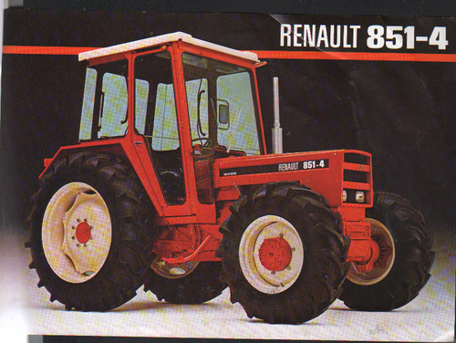 Renault 851 tractor - renault,