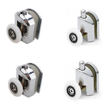 2/4/8 Single Top Bottom Shower Door Rollers Runners Wheels 19/23/25/27 Diameter