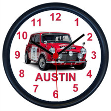 Personalised Wall Clock for MONTE CARLO RALLY SPEC MINI COOPER S Fans