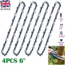 4PCS 6" Chain Saw Chain for 6