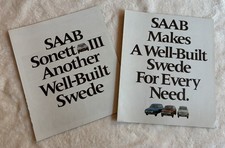 NOS Saab 1970 Sales Brochures