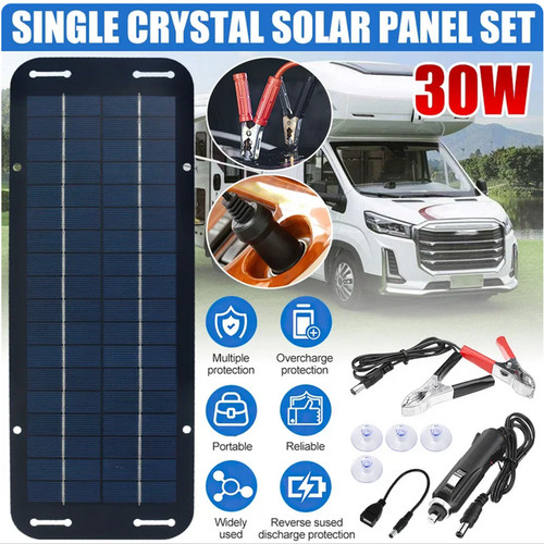 30w solar panel 12v trickle - 30w,