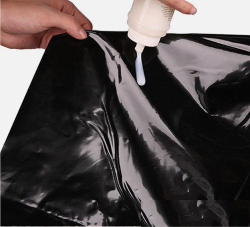 Black red pvc - black, waterproof