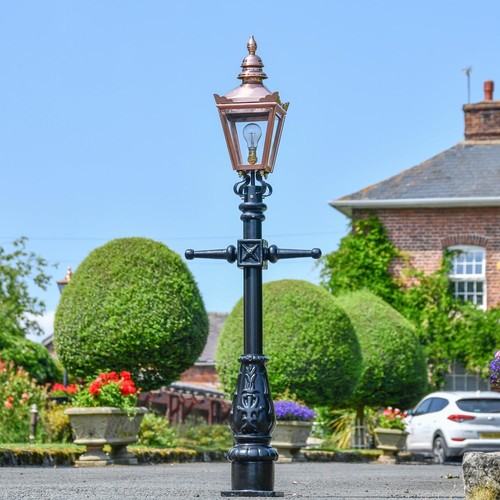 Deluxe copper victorian - victorian, lamp