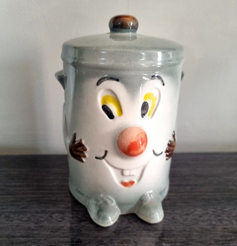 Vintage dusty bin money box - bin,