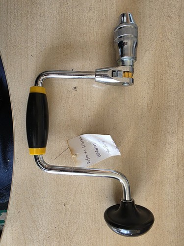 Carpenters ratchet brace - brace-, sold