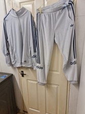 Men's Adidas velour tracksuit set. Top L, joggers M.