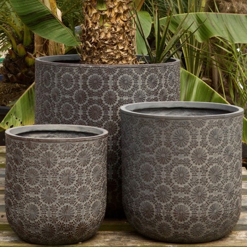 40cm flower planter pot round - flower,