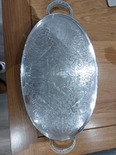 Vintage Silver Plated Footed