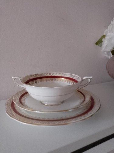 Salisbury china soup coupe set - china,