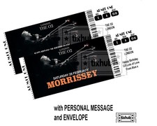 Morrissey Mock Ticket The O2