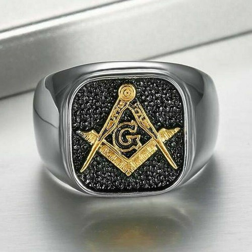 Mens stainless steel gold - stainless,