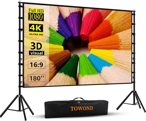Projector screen and stand - projector,