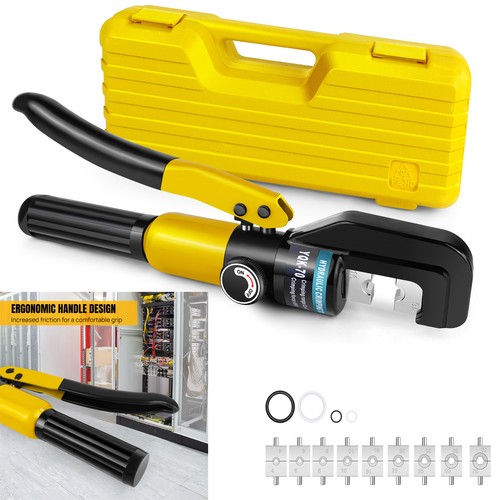Hydraulic crimping tool and - crimping,