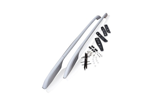 Silver aluminium roof rails - roof,