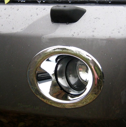 Chrome fog lamp - bezels, for