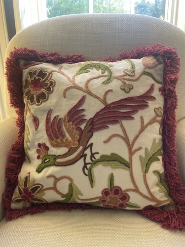 Crewel hand embroidered - crewel,