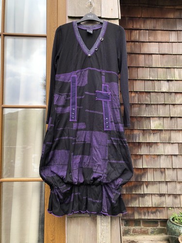 Pause cafe bubble dress - bubble, black