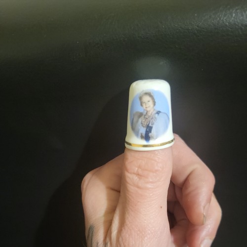 Bone china thimbles - thimbles,