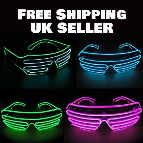 Neon led light glasses - up, el