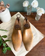 Vintage Pair Wooden Cobblers