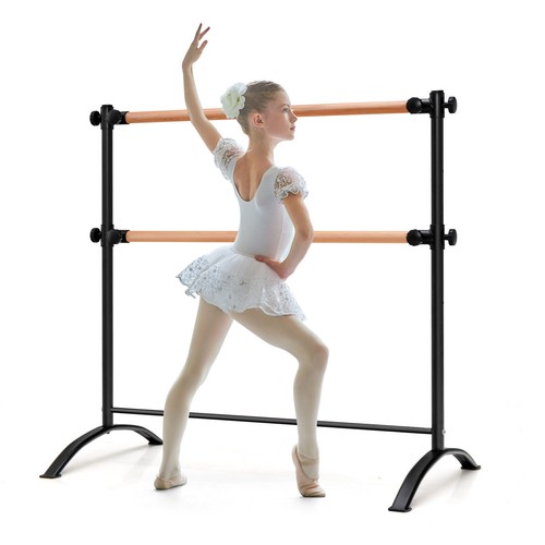 Double ballet barre stretch - double,