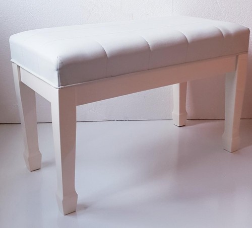 Piano bench duet stool white - stool, ~