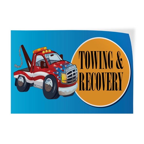 Decal stickers towing - decal,