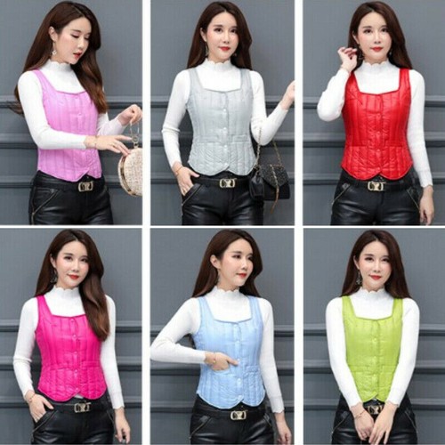 Women down waistcoat vest coat - vest,