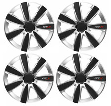 PEUGEOT 1007 104 106 107 108 WHEEL TRIMS HUB CAPS PLASTIC COVERS FULL SET 15INCH