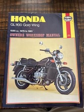 Haynes Honda GL 1100 Gold Wing 1085 cc. 1979 to 1981 Owners Workshop Manual