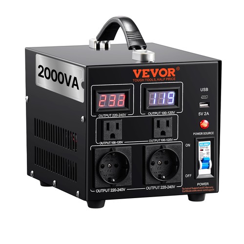 Vevor 2000w voltage converter - voltage,