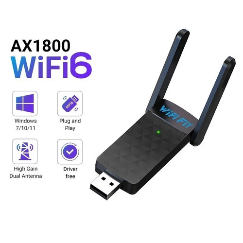 1800mbps usb wifi adapter dual - usb,