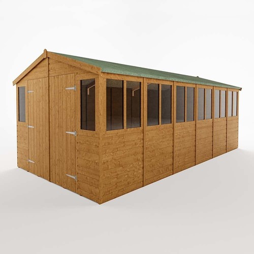 18x19 wooden garden shed - wooden,