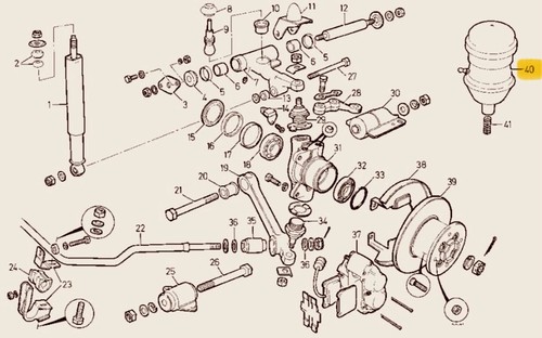 Austin rover suspension - mg,