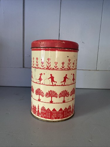 Vintage dutch biscuit - vintage, tin