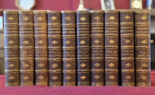 Chambers encyclopaedia - chambers,