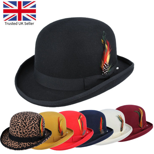 Classic bowler hat 100 wool - classic, 100%