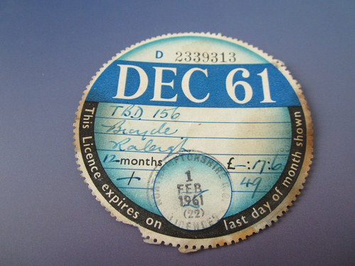 Raleigh tbd 156 1961 original - tbd,