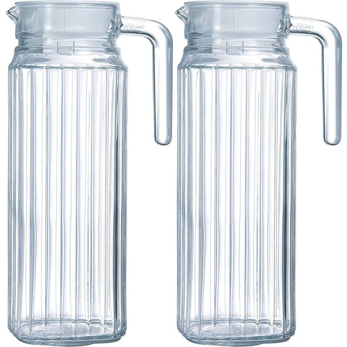 Slim glass fridge jug 2l - slim,