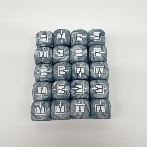 Warhammer grey knights - knights, dice