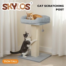 Skylos 71cm Cat Tree Cat Scratching Post Climbing Tower with Kitten Bed Toy