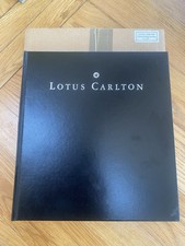 Lotus Carlton Hand book VERY RARE ! No 1075, Car No 006 Press Launch Car H82 RAH