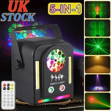 1280 Patterns LED Laser Projector RGB Stage Light DJ Disco KTV Party Show Light