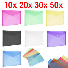 A4 Plastic Wallets Folders