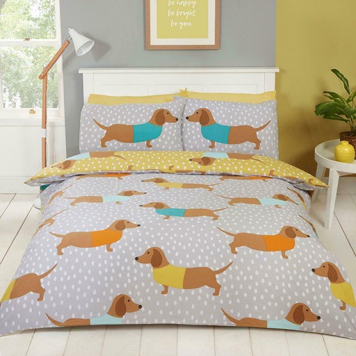 Sausage dog single duvet cover - duvet,